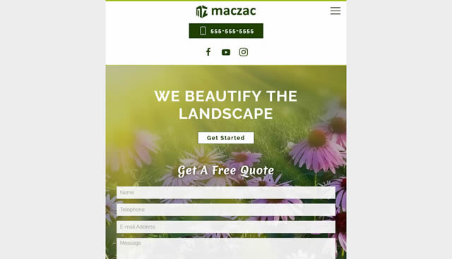 Landscaping Service Website Theme
