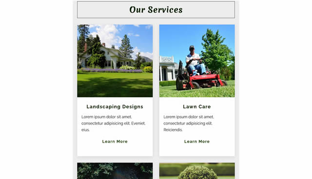 landscapers website starter template kit