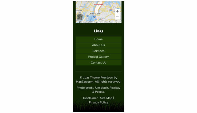 Landscaping Providers Mobile-friendly Web Theme
