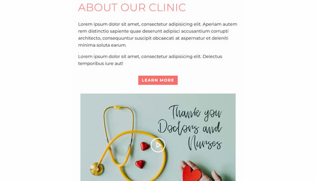 Dentist Office Website Theme