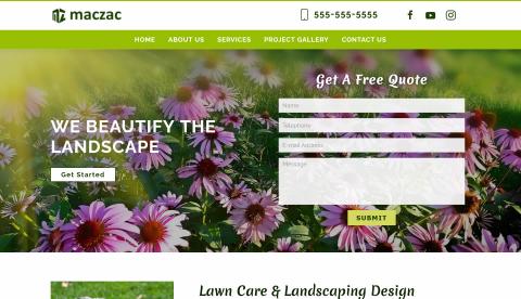 Landscaper Website Template