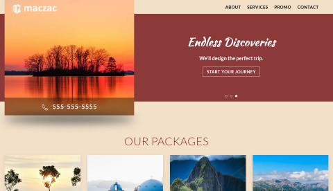 Travel Agency Responsive Website Template
