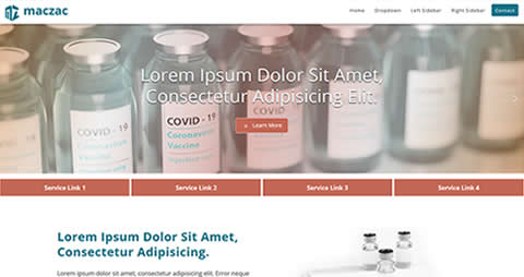 HTML5 Medical Web Template
